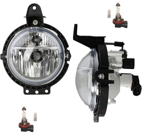 Johns, Nebelscheinwerfer Set passend für BMW Mini R55 R56 R57 10/06- Links & Rechts + Leuchtmittel