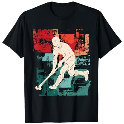 Feldhockey Spieler Vintage Design Hockey T-Shirt