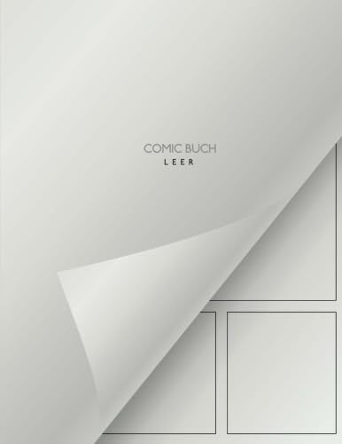 Comic Buch - leer: leeres Buch mit Comic Raster zum Selberzeichnen - 100 Seiten