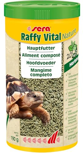 sera Tortoise Adult Vital Mix 1.000ml (200g) | Hauptfutter für Landschildkröten & Herbivore Reptilien | Pflanzliches Schildkrötenfutter | Schildkröten Zubehör | Schildkröten Futter