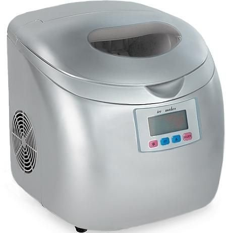 Gino Gelati IC-210W Digitaler Eiswürfelbereiter Eiswürfelmaschine Icemaker max. 15 Kg/24h