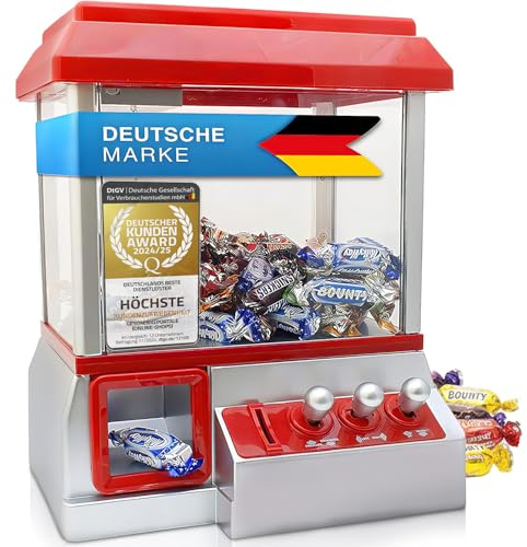 Candy Grabber Süßigkeitenautomat Süßigkeiten Greifautomat Greifer Spielautomat rot