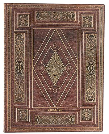 First Folio (Shakespeare's Library) Ultra 13-month Teacher's Planner Softcover Flexi Dayplanner 2025 (Elastic Band Closure)