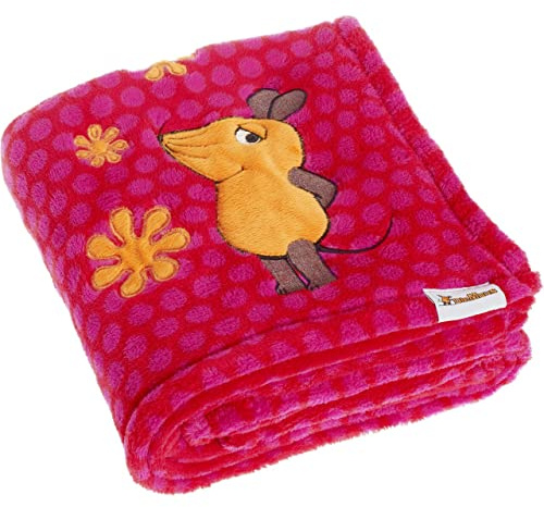 Playshoes 301732.0 Die Maus Fleecedecke, rosa