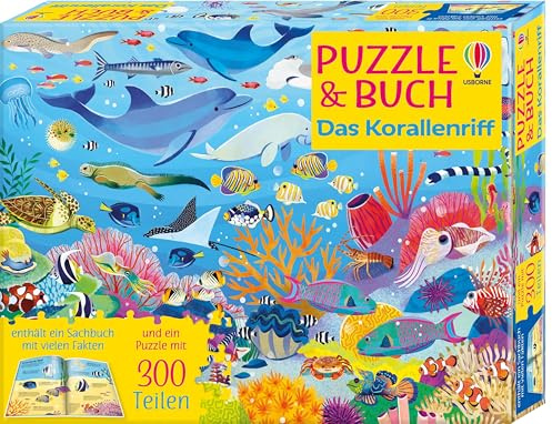 Puzzle & Buch: Das Korallenriff: enthält ein Sachbuch und ein Puzzle mit 300 Teilen – für Kinder ab 7 Jahren (Puzzle-und-Buch-Reihe)