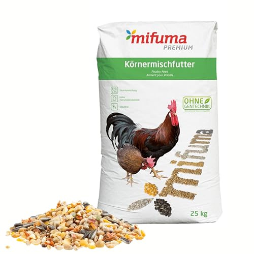 Mifuma Hühnerfutter Geflügelkörner Premium 25 kg