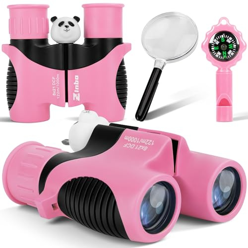 Fernglas für Kinder, Spielzeug für 3–12 Jahre alte Mädchen und Jungen, Vogelbeobachtung, Wandern, 4, 5, 6, 7, 8, 9 Jahre, Mädchen, Jungen, Weihnachten, Geburtstagsgeschenke, Outdoor-Spielzeug