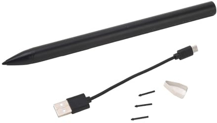 Haofy Wiederaufladbarer Stift mit 4096 Druckempfindlichkeitsstufen für Pavilion X360, Spectre X360, X360, Aktiver Digitaler Stift mit Verbesserter MPP 2.0-Technologie und 2 Anpassbaren