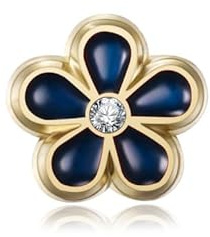 BOBIJOO Jewelry - Kleine pins Freimaurer Vergessen-Me-Nicht Blume E-mail Blau diamant 8mm diskret