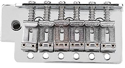 Gitarre Tremolo Bridge, Zink Legierung 6 Saiten E-Gitarre Tremolo Brücke, Single Locking System mit Bar für Rock, Metal, Blues, Country und Improvisation