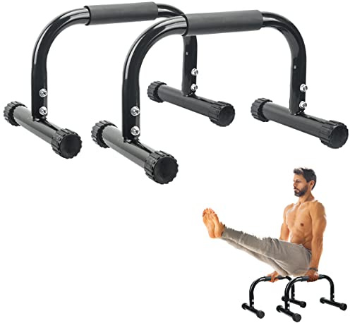 AmazeFan Parallettes, Handstand Barrenm, Großer Push Up Bar & & Dip Barren, Rutschfeste Liegestützgriffe, Calisthenics Equipment für Indoor & Outdoor, Geeignet für Heim-Fitness & Liegestütze