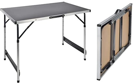 Haushalt International Campingtisch höhenverstellbar Tisch 100x60x73-94 Falttisch