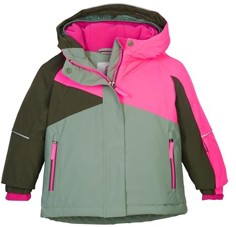 First Instinct By Killtec Unisex Baby Fisw 41 Mns Jckt Skijacke/Funktionsjacke Mit Kapuze Und Schneefang, Blasses Oliv, 98-104 EU