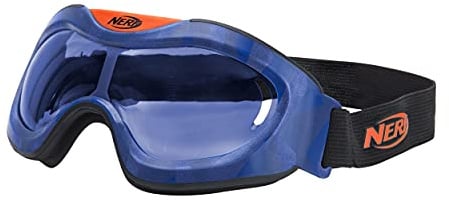 Nerf Elite Battle Brille, Brille mit verstellbaren Trägern im stylischen Nerf Elite Design, für actionreichen Spielspaß