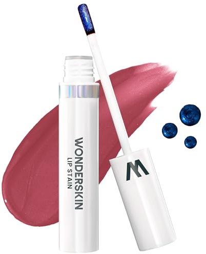 Wonderskin Lip Stain Peel Off & Tint – Lippenstift zum Abziehen, wasserfest | Lippen-Tattoo-Effekt auf Zeit, abziehbare Lippenfarbe, langanhaltend, wischfest & übertragungssicher, Nude- bis Rottöne