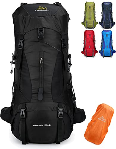 Doshwin 70L Rucksack Campingrucksack Trekkingrucksack Wanderrucksack Reiserucksack (mit Regenschutz)