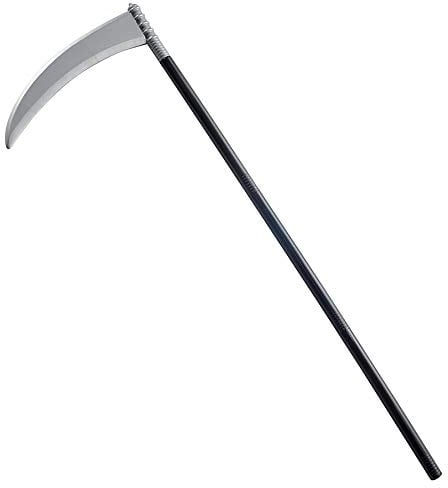 W WIDMANN MILANO Party Fashion 5302S - Sense, circa 102 cm, Stab mit Sichel, Waffe, Grim Reaper, Sensenmann, Accessoire, Zubehör, Mottoparty, Karneval