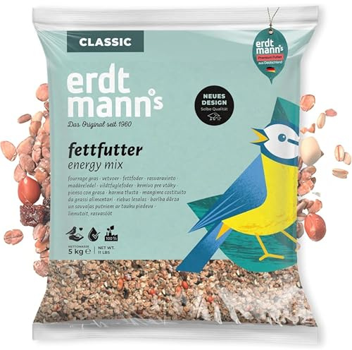 Erdtmanns Fettfutter für Wildvögel, 1er Pack (1 x 5 kg)