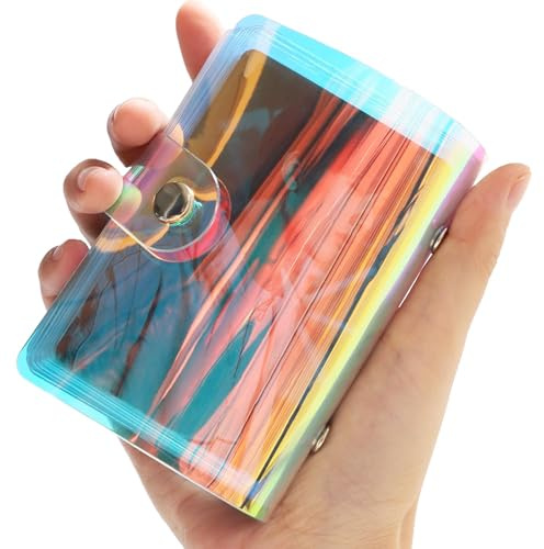 Gxdamxz Mini Fotoalbum für Fujifilm Instax Sofortbildkamera / Polaroid Hi-Print Bilder, Kpop Fotobuch Klein mit 36 Taschen für Sofortbildkamera für ‌3 Zoll‌ Fotos Kompatibel