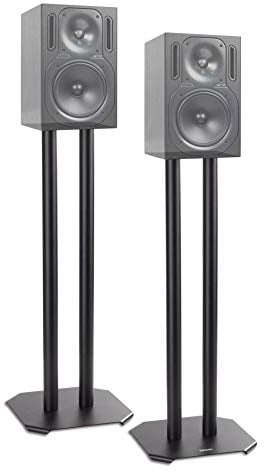 Duronic SPS1022-60 Universal Lautsprecherständer, Höhe 60cm, Heimkino Boxenständer für Surround Sound, 15kg Tragfähigkeit, für Satteliten Lautsprecher