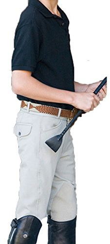 Ovation euroweave Reithose, mit 4 Taschen Jungen Breech 08 beige, neutral beige, Classic Show Tan