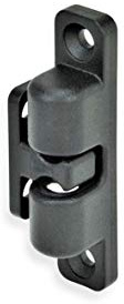 Ganter Normelemente GN 4490-ZD-80-1-SW Kugelschnäpper, Zink-Druckguss, Länge: 80 mm, schwarz, 1 Stück