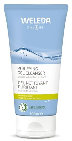 WELEDA Bio Klärendes Waschgel - porentiefe Naturkosmetik Anti Pickel Gesichtsreinigung für unreine Haut. Gesichtspflege bekämpft Pickel / Mitesser & reduziert überschüssigen Talg (vegan, 100ml)