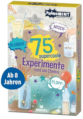 moses. PhänoMINT 75 supercoole Blubber-Zisch-Misch-Plopp-Experimente, Chemie Experimente für Kinder, naturwissenschaftliche Themen leicht erklärt, ... Forscher ab 8 Jahren: Rund um die Chemie