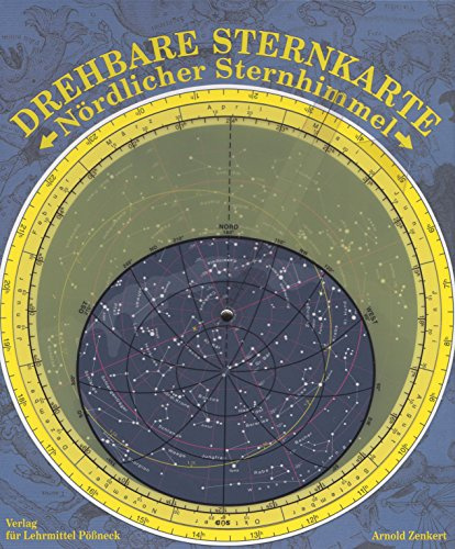 Drehbare Sternkarte mit Planetenzeiger: Nördlicher Sternhimmel (Sternkarte: Nördlicher Sternhimmel)