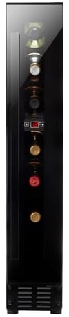 Amica WK 341 100-2 S Stand-Weintemperierschrank Schwarz 7 Flaschen 19L 14,8cm