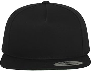Flexfit Mütze Classic 5 Panel Snapback, Black, one Size, 6007-00007-0050