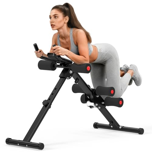 RELIFE REBUILD YOUR LIFE Bauchmuskel Trainer Bauch Trainingsgerät Bauchtrainer für Zuhause Bauchtrainer Zusammenklappbarer Ab Machine Rückentrainer Ganzkörpertrainer