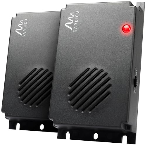 Gardigo® Marderschreck Marder-Frei Mobil - 2er Set | Marderschreck Auto | Ultraschall Marderabwehr | Marderschreck Auto Batteriebetrieben | Marderschutz für KFZ, Motorraum, Dachboden, Haus, Garten