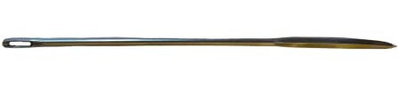 Telliswelt 1 stabile Packnadel Sacknadel - Sperrnadel - Nadel - Durchziehnadel mit Sperrspitze 150 mm