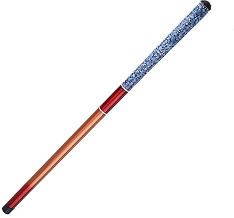 KIMISS GFK-Handglas, Teleskoprute, Süßwasserangelpeitschen mit Stahlstange, Tragbare Rute, Handguss, Harte Angelausrüstung (2,1 m)
