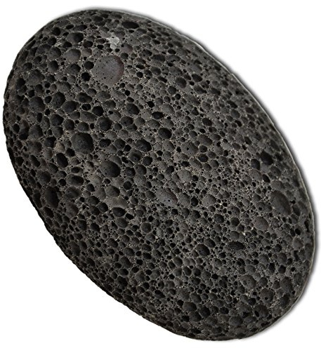 K-Pro Hornhautentferner Bimsstein – Schwarzer Lava Stein für effektive Fußpflege bei starker Hornhaut, Schrunden & Schwielen, ideal für Damen, Herren, Senioren & Diabetiker – langlebig & natürlich