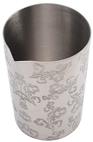 Cocktail-Rührglas, Edelstahl 304, Hitzeschutz, Geätztes Cocktailglas, Angenehme Haptik für die Bar