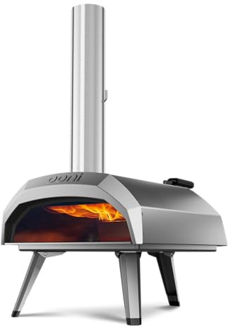 Ooni Karu 12 Pizzaofen – Gas Pizzaofen & Holzofen, Ooni pizzaofen für Outdoor – Kocht 30 cm Pizzen in 60 Sekunden - Tragbarer Pizza oven