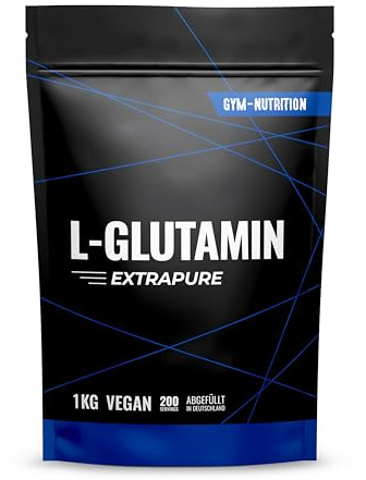 L-Glutamin Pulver 1000g / 1kg – Hochdosiert – Laborgeprüft & vegan – produziert in Deutschland – Neutraler Geschmack
