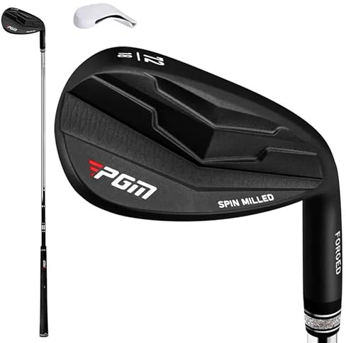 PGM 72 Grad Premium Sand Wedge, Lob Wedge für Männer & Frauen - CNC Textured - Bunker Buster Escape Bunkers and Save Strokes Around The Green-High Loft Golf Club