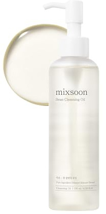 mixsoon Bean Cleansing Oil – Talg-lösender & porenreinigender Make-up-Entferner mit fermentierter Sojabohne, feuchtigkeitsspendendes veganes Öl für die Mitesser-Pflege & strahlende Haut, 195 ml