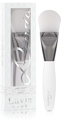 Luvia Cosmetics Maskenpinsel Silikon S502: Duo Silikonpinsel Für Masken, Gesichtsmaske, Augenmaske & Serum