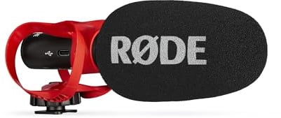 RØDE VideoMic GO II Ultra-kompaktes On-Camera Richtrohrmikrofon mit 3,5-mm- und USB-Ausgängen für Filmproduktion, Content-Erstellung, Podcasting und Videotelefonie