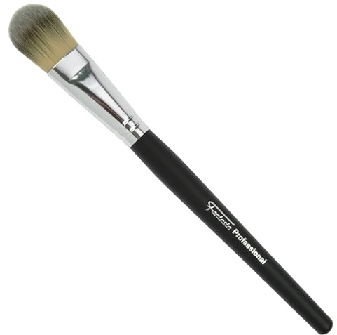 Make Up Pinsel vegan, Professioneller Foundation Pinsel, feinstes Toray-Haar, Länge: 20 cm, Foundation Brush für flüssiges Makeup von Fantasia
