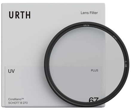 Urth 67 mm UV-Objektivfilter (Plus) – ultraschlanker, 30-lagiger nanobeschichteter UV-Kameraobjektivschutz