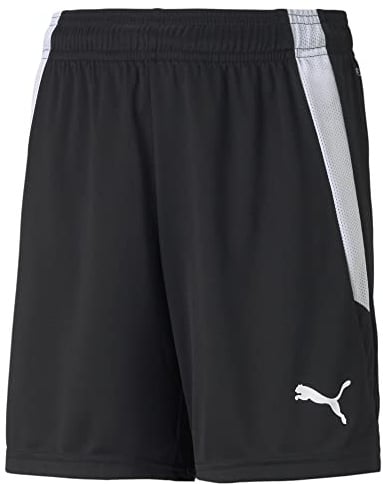 PUMA Unisex Kinder Teamliga Jr Shorts, Puma Black-puma White, 164 EU