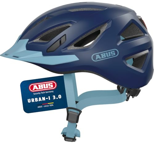 ABUS Unisex, Fahrradhelm, Blau (Core Blue), M (52-58 cm)