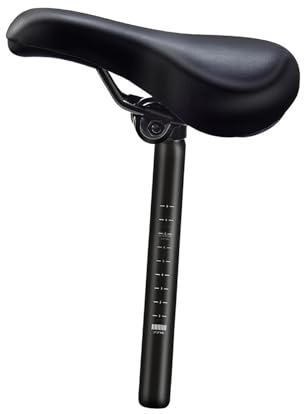 harayaa Kinderfahrradsattel, Sitzzubehör Aus PU Zum Radfahren, Saddle W 27.2mm Post