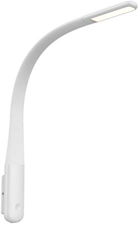 Bettleuchte 'Sedani' 4W Leseleuchte Flex Silikonhals warmweiss, Farbe:Weiß