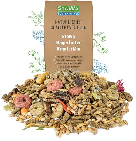 StaWa Nagerfutter KräuterMix mit 6 Kräutern, ohne Gentechnik, 25 kg